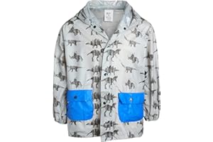 Lilly of New York Boys’ Raincoat - Waterproof Rain Jacket - Hooded Slicker Raincoat for Infants, Toddlers, Boys (12M-6)