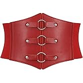 WERFORU Women Wide Corset Elastic Belt Thick Vintage Ladies Costume Waspie Waist Belt