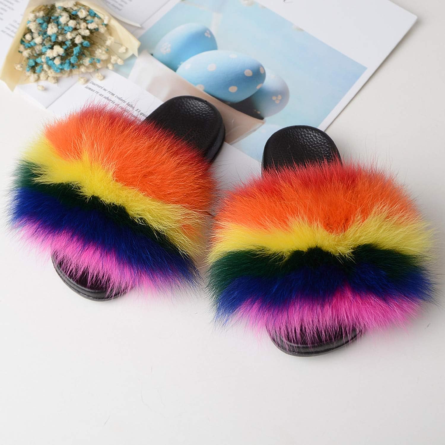 fluffy slides for kids