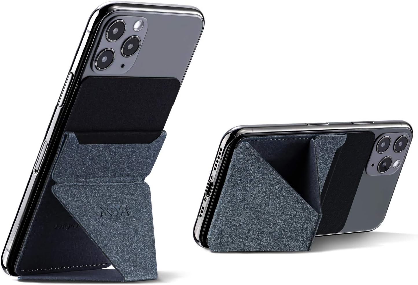 Amazon Moft X スマホスタンド スマホホルダー スマホカードケース 最薄クラス スキミング防止 Iphone Android グレー スタンド 通販