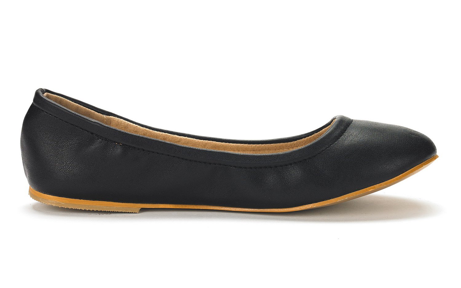 DREAM PAIRS Women's Sole-fina Solid Plain Walking Classic Ballet Flats Shoes - Image 4
