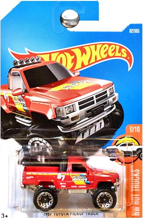 hot wheels red pickup truck