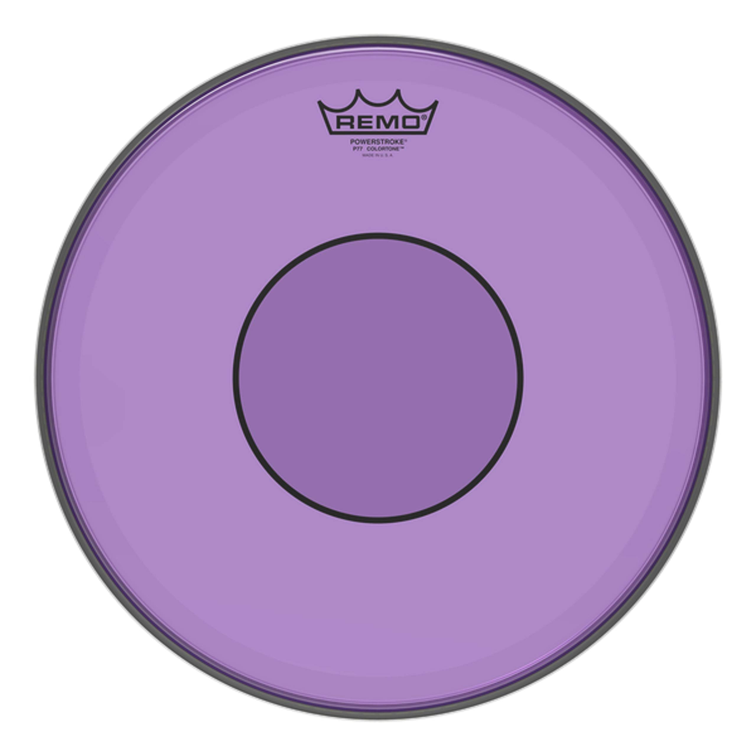 Remo drumhead Colortone Powerstroke 77 clear 14" P7-0314-CT-PU purple