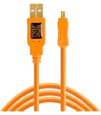 TetherTools TetherPro Rechtwinkliger Adapter USB 3.0 Auf USB 3.0 Micro-B – 50,8 Cm, Orange, Für Gebundene Fotografie