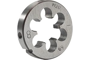 Aceteel M20 x 1 Metric Round Die, Machine Thread Die M20 X 1.0mm Right Hand