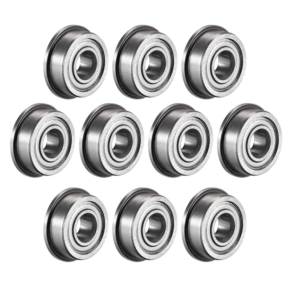 uxcell F605ZZ Flanged Ball Bearing 5x14x5mm Double
