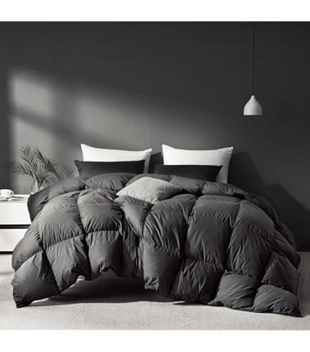 Amazon.com: Muji Grey Down Duvet Thin - K : Home & Kitchen