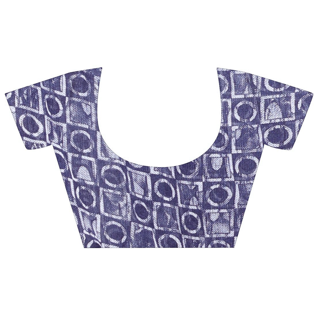 anand sarees faux georgette saree with blouse piece