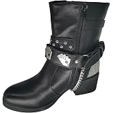 GARGOYLE BELLS Adjustable Fashion Boot Chains, Biker Boots Decoration Chains, Comes in a set of 2