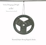 Neosmuk Magnetic Hooks 22lb Extra Strong | White Pack of 4 view 6