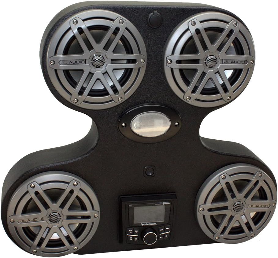 Froghead Industries Stereo for Kubota RTV 400/500 KUM4CJLRF 4 Speaker Stereo System w/JL Audio Speakers and Rockford Fosgate PMX-2 Source Unit