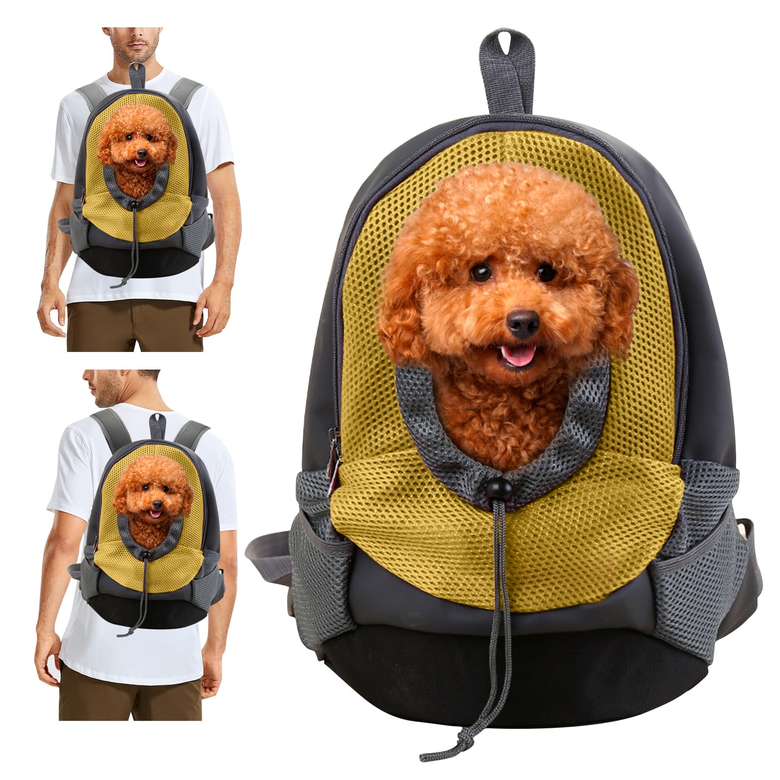 PETCUTE Pet Backpack Carrier Dog Carrier bags for small medium dogs outdoor cycling airline approved