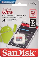 SanDisk 32GB Ultra microSDHC 120MB/s A1 Class 10 UHS-I view 2