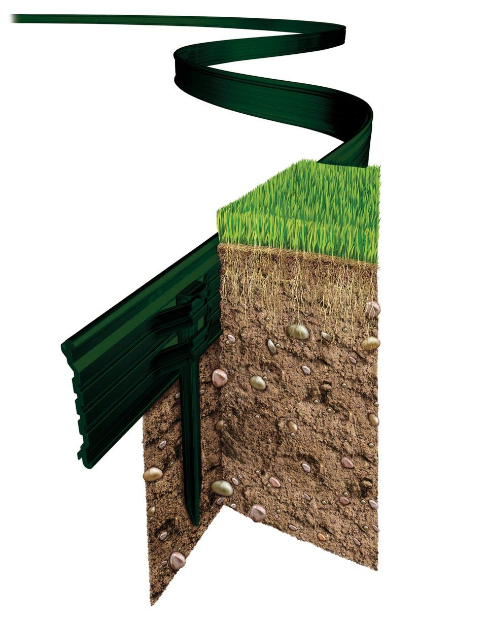 Swift Edge Garden Edging - 12m pack - Green