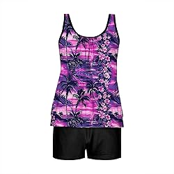Tankini Swimsuits for Women Tummy Control Blouson
