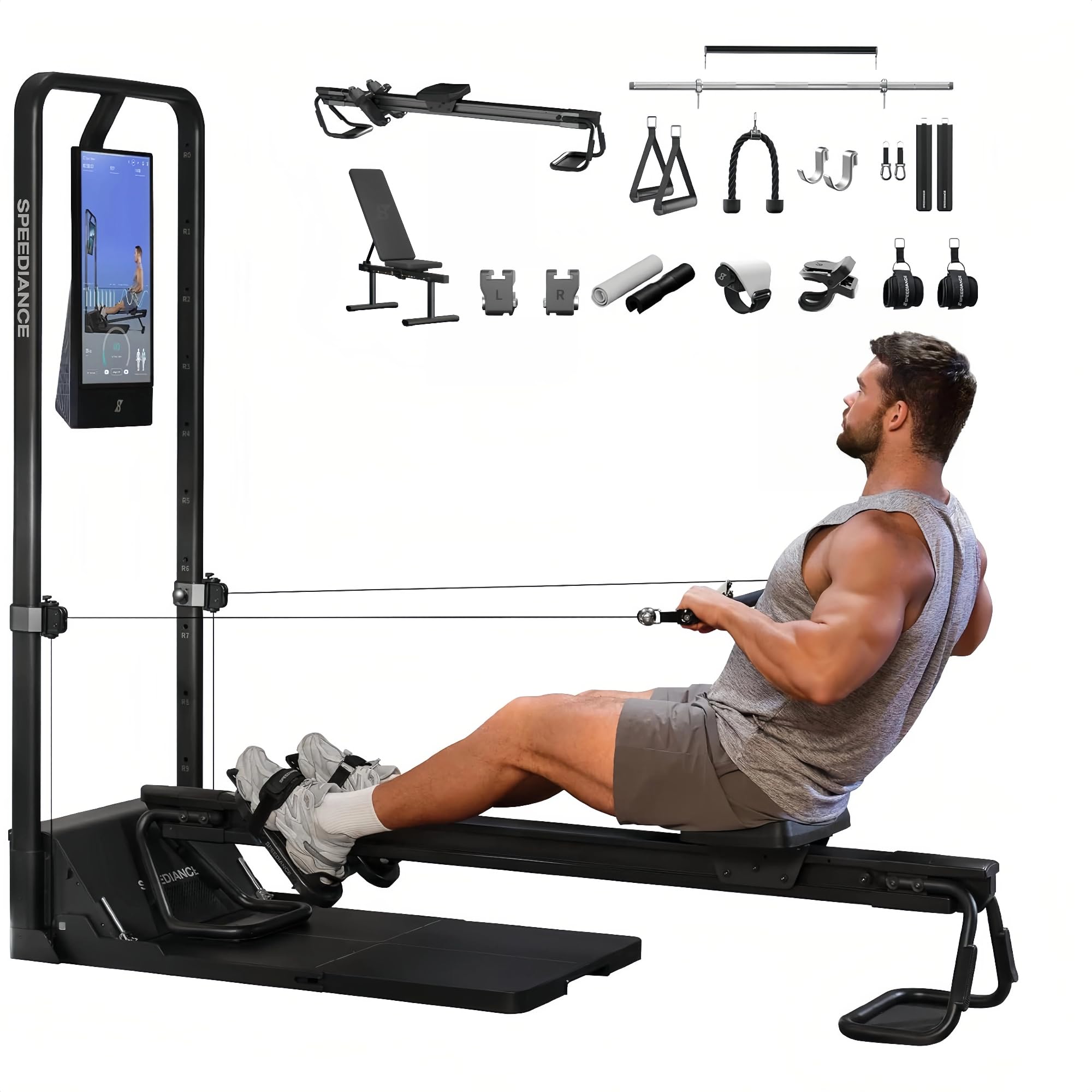 Photo 1 of Speediance Home Gym, Smart AI-Powered Multi-Functional Smith Machine for Full Body Strength Training, All-in-one Gym Equipment, Digital Weight System, Workout Station, Squat Rack, Gym Monster 2