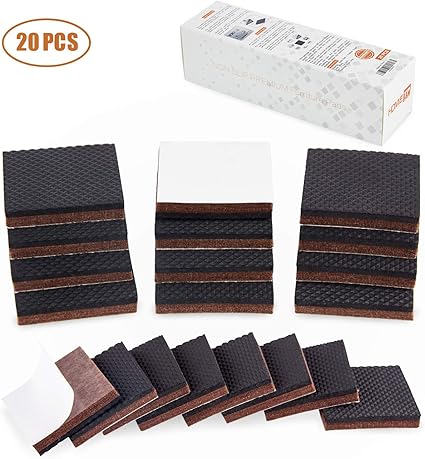 Amazon Com Non Slip Furniture Pads Premium 20 Pcs 2 Self