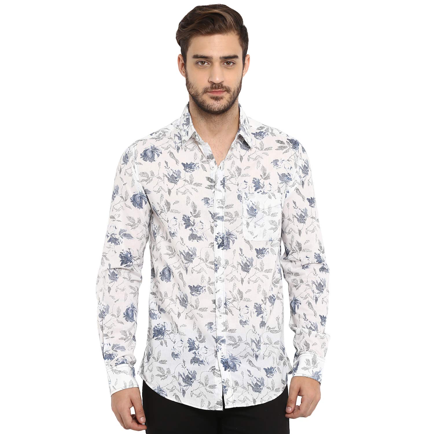 Buy Mufti Mens Slim FIt Casual Shirts 