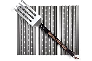 GRILL GRATE BRAND THE ORIGINAL RAISED RAIL DESIGN GET FIRED UP · WWW.GRILLGRATE.COM GrillGrate - 15" GrillGrate Sear Station for Pellet Grills (SS15) - 3 GrillGrate Panels + Grilling Spatula