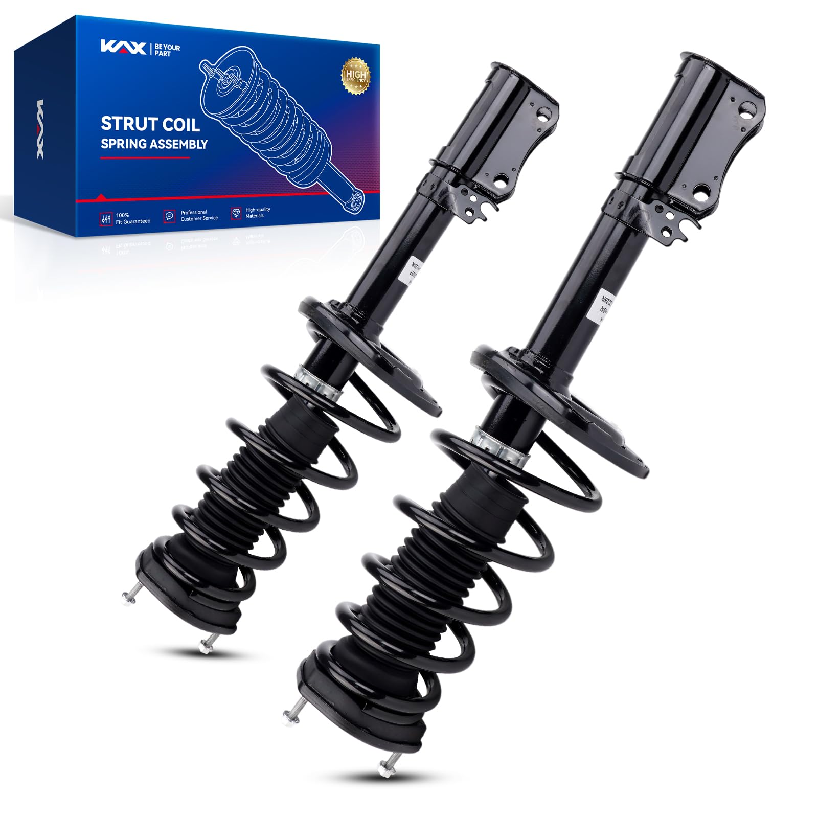 Photo 1 of KAX Rear Struts for Toyota 2007 2008 2009 2010 2011 Camry, 2008 2009 2010 2011 2012 Avalon Rear Shocks Quick Complete Struts Assembly with Coil Spring Set of 2, Replace 172309 172310