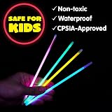JOYIN 100 Pcs Glow Sticks 8in Glowsticks Party Accessories 7 Colors view 4