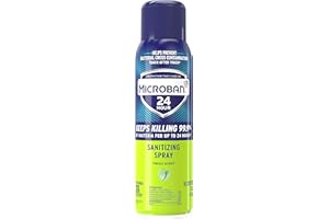 Microban 24 Hour Disinfectant Sanitizing Spray, Fresh Scent, 15oz