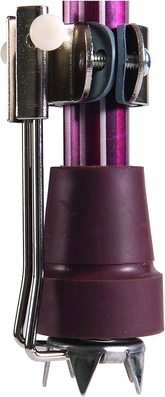 DMI Cane Ice Tip Attachment, Cane Ice Grip, 5 Prong Ice