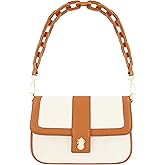 Tommy Bahama Women's Crossbody Bag Purse, Flap Small Shoulder Handbag with Adjustable Strap and Leather Trim