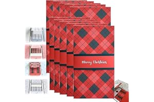 Zchkg Waterfall Gift Card Holder Book, Multi Gift Giftcard Booklet Holder Christmas for Multiple Cards, The Wow Christmas Card Booklet Birthday Book Festive Design & Heartfelt Gifting(A 10PCS)