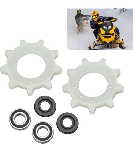 Drive Sprocket Kit with Bearings & Seals Compatible with Ski-doo
