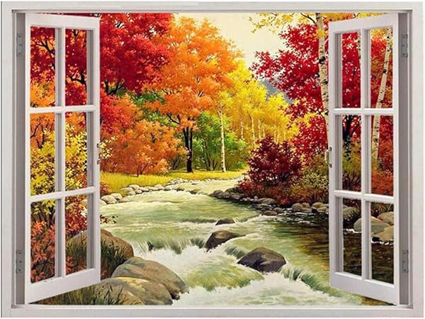 Diamant-Malerei Fensterbilder: Ein funkelnder Blickfang für deine Fenster!