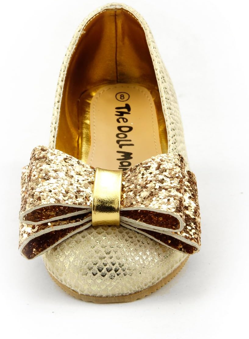 gold sparkly slip on shoes