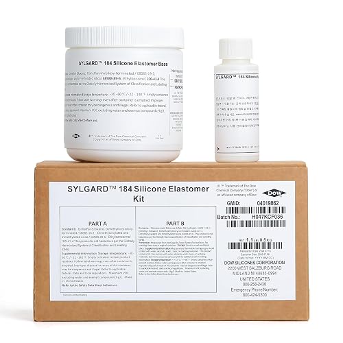 SYLGARD 184 Silicone Elastomer Kit Transparent Encapsulant Adhesive ...