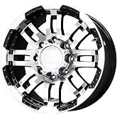 Vision Warrior 375 Gloss Black Wheel with Machined Face (18x8-1/2"/8x165.1mm)