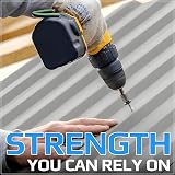 Keple 4.8x25 mm Roofing Screws Hex Head Self-Drilling Multi-Color RAL 7016 (50 view 7