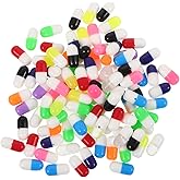 SUPVOX Diy Earrings Accessories 100Pcs Lightweight Simulated Capsule Charms for Handmade Jewelry Crafting Beading Supplies for Home and School Projects