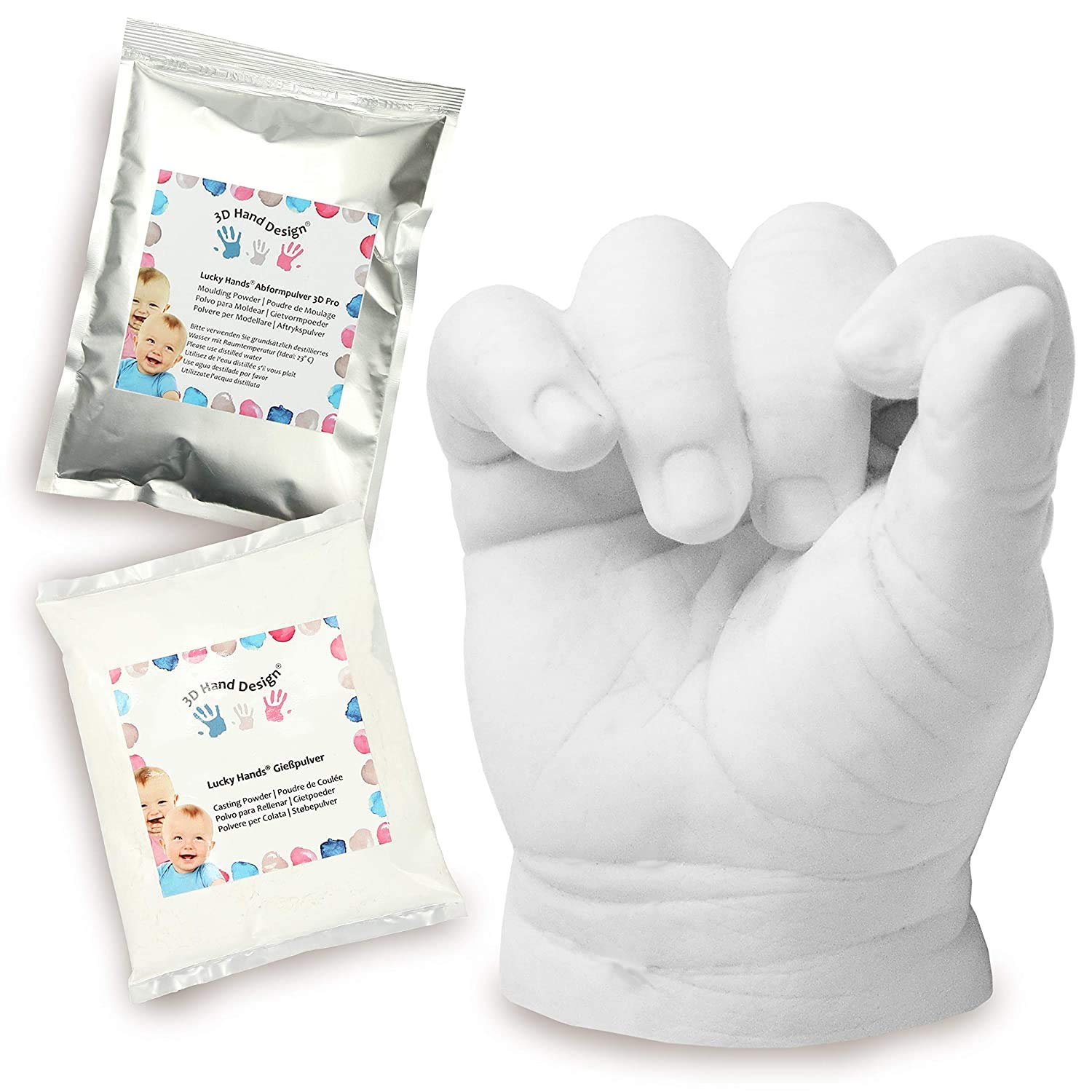baby 3d hand and footprints