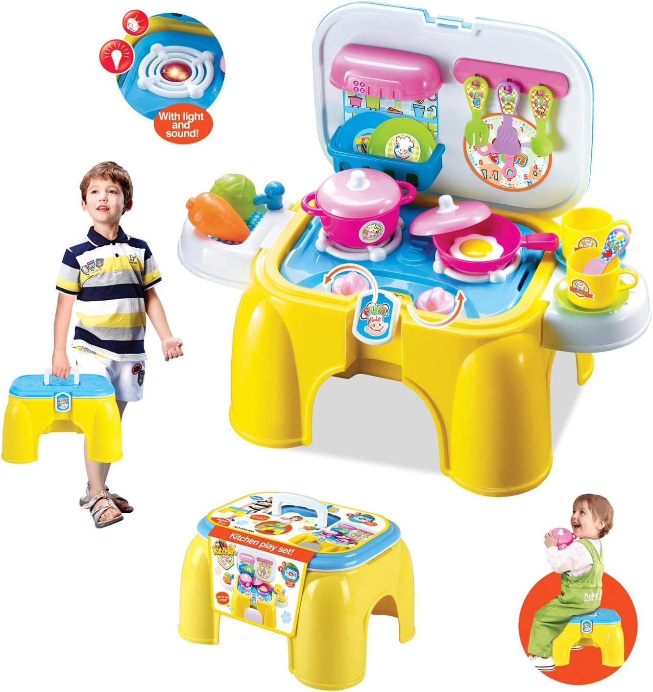 used kitchen play set