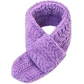 WATAME Warm Kids Scarf For Girls Winter Fuzzy Scarves Colorful Ski Windproof Neck Warmer