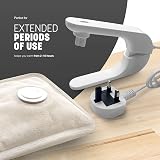KEPLIN Rechargeable Electric Hot Water Bottle Cream 65C Auto Shut Off view 3