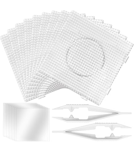 Water Beads AUGSUN 20 Pieces 5mm Fuse Beads Pegboards Clear