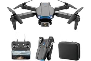 GANPOS Drone with 1080P Dual HD Camera - 2024 Upgradded RC Quadcopter for Adults and Kids, WiFi FPV RC Drone for Beginners Live Video HD Wide Angle RC Aircraft, Trajectory Flight, Auto Hover, 2 Batteries ,Carrying Case.