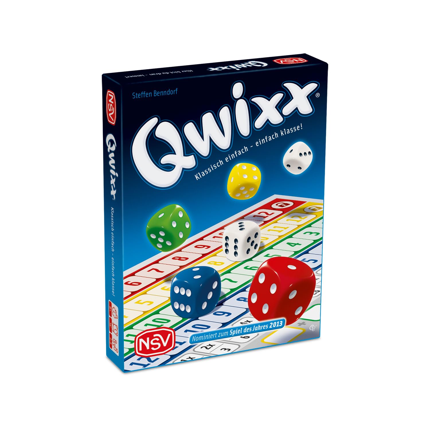 NSV - 4015 - QWIXX - nominated for game of the year 2013 - dice game (German edition)