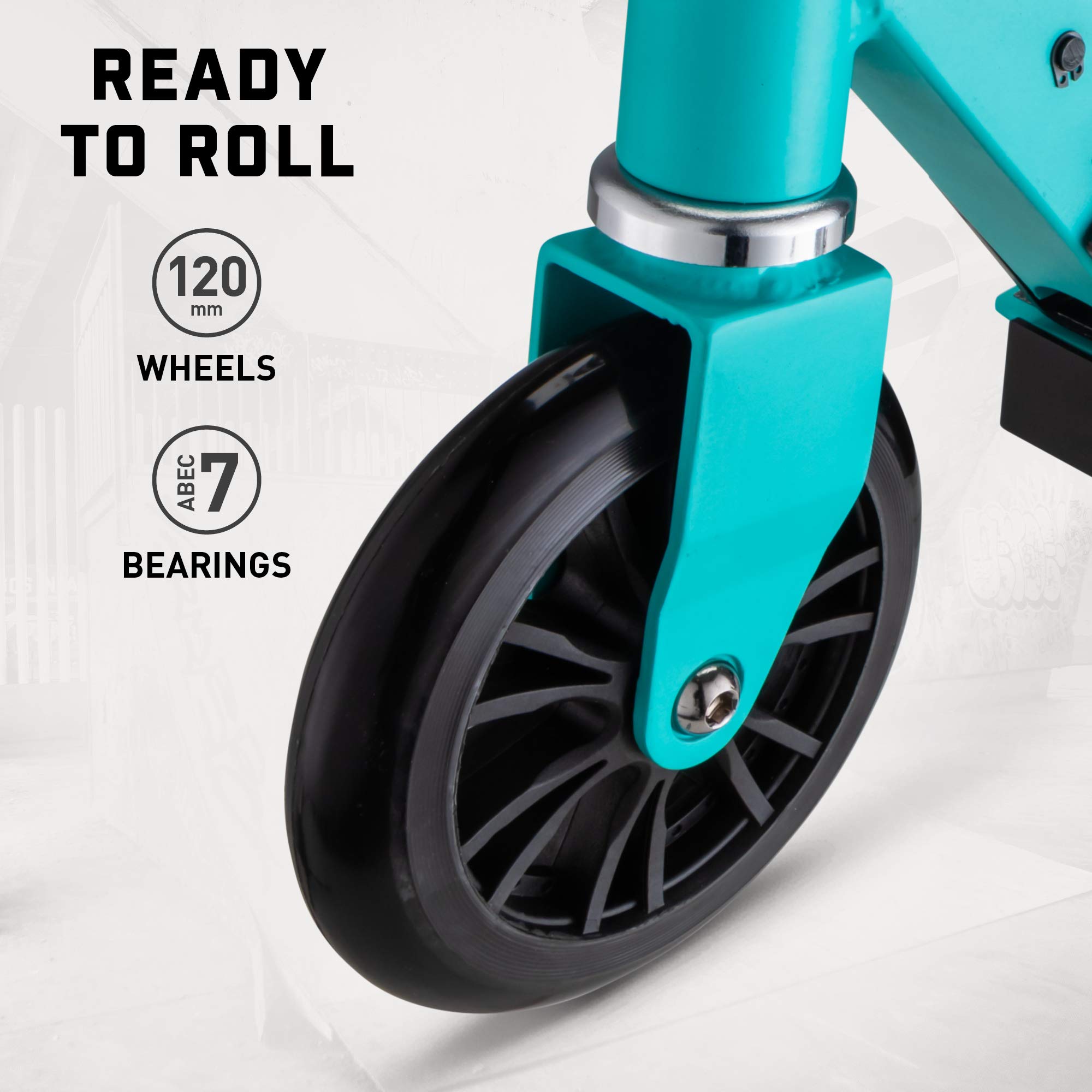 Mongoose Trace Kick Scooter for Youth Adult Boys and Girls, Quick-Release, Lightweight & Easy Folding Scooter, Bike Style Grips, Supports 176 lb Up to 220 lbs