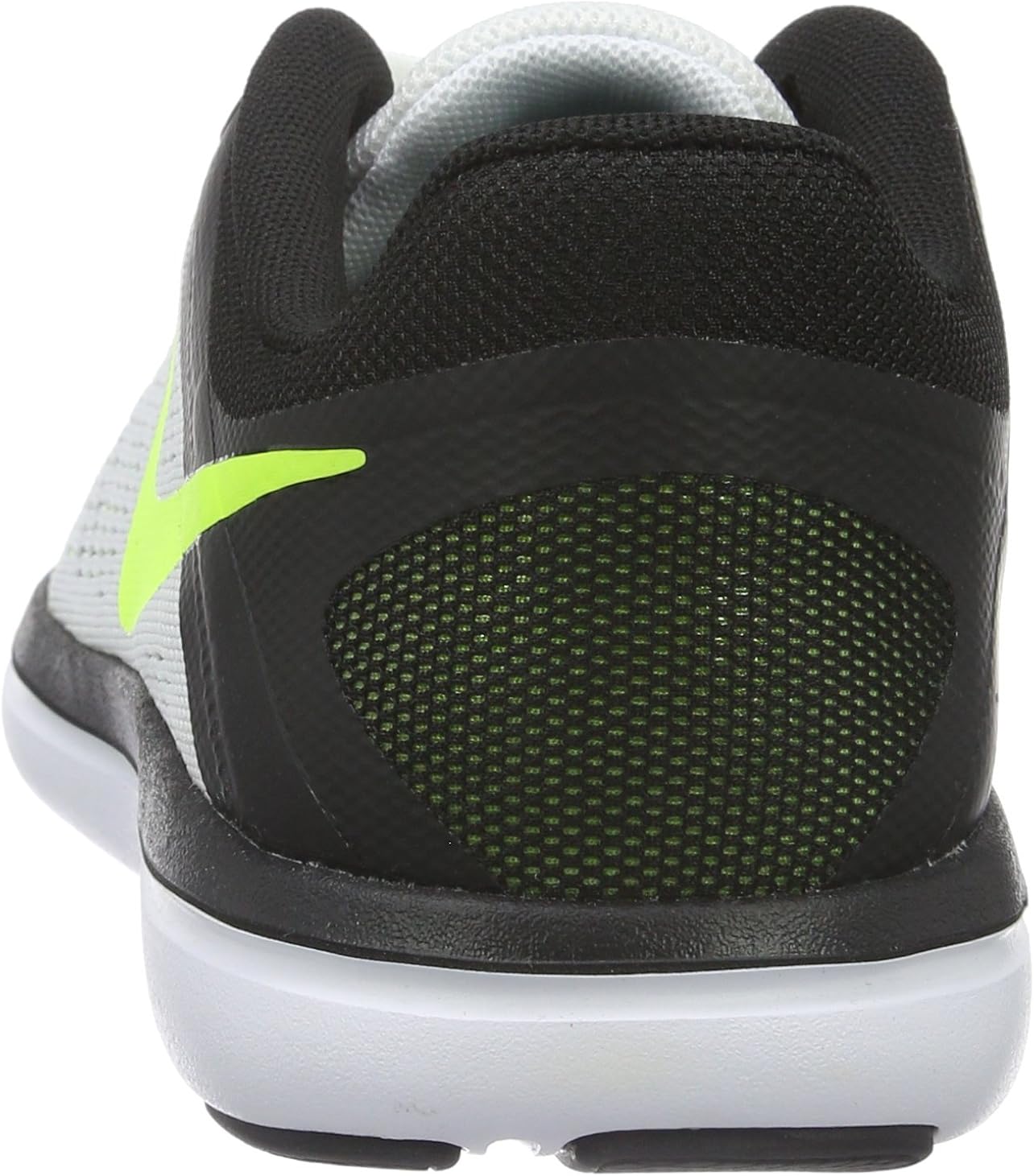 nike flex black and white