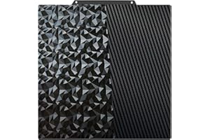 Wefuit Double Sided Textured PEO PET Build Plate for Ankermake M5/QIDI Q1 Pro 3D Printer,250x250mm HeatingBed Spring Steel Flexible Platform Print Bed