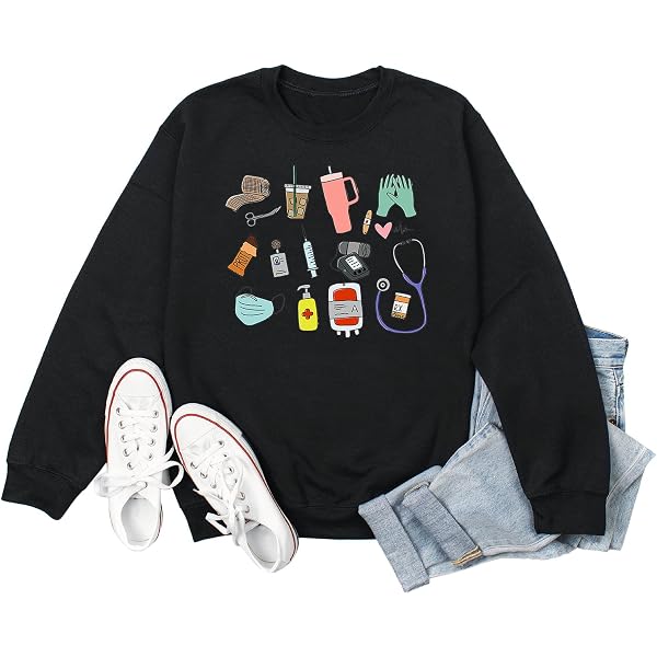 Hex The Patriarchy Sweatshirt For Women - Feminist Graphic Pullover With Moon & Stars, Casual Winter Crewneck - View #2