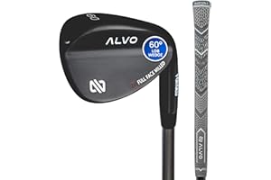 Alvo Golf Pro Full Face Golf Wedges for Men, 52/56/60 Degree - Right Hand CNC Milled Spin Wedges with Precision, Forgiveness - Pitching Wedge, Gap Wedge, Sand Wedge, Lob Wedge, wedge set - Set/Singles