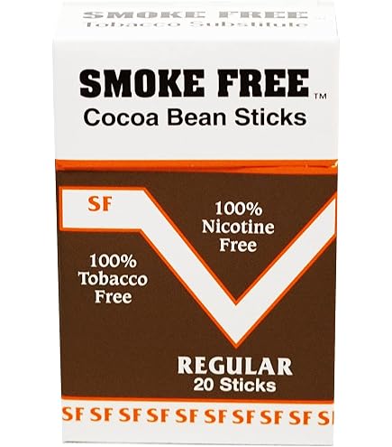 Smoke Free Herbal Cocoa Cigarettes - 10 Packs Cherry - 100% Tobacco & Nicotine Free - Non Addictive - Tobacco Substitute - Premium Cherry Flavor