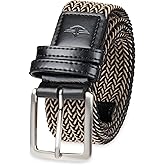 Dockers mens Casual Everyday Braided Fabric Fully Adjustable Web Belt